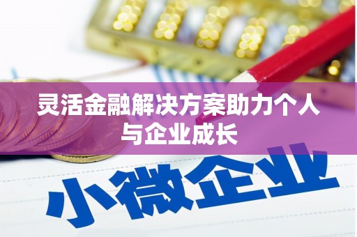太和灵活金融解决方案助力个人与企业成长