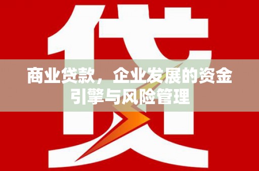 太和商业贷款，企业发展的资金引擎与风险管理