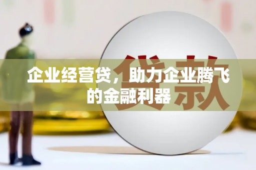太和企业经营贷，助力企业腾飞的金融利器