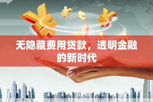 太和无隐藏费用贷款，透明金融的新时代