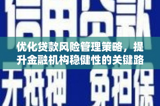 太和优化贷款风险管理策略，提升金融机构稳健性的关键路径
