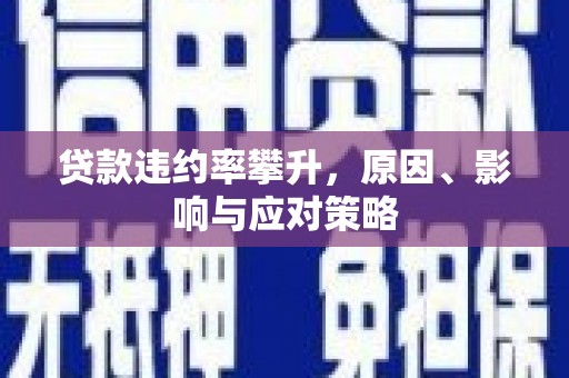 太和贷款违约率攀升，原因、影响与应对策略