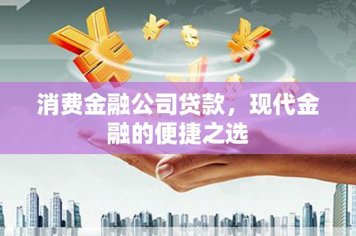 太和消费金融公司贷款，现代金融的便捷之选