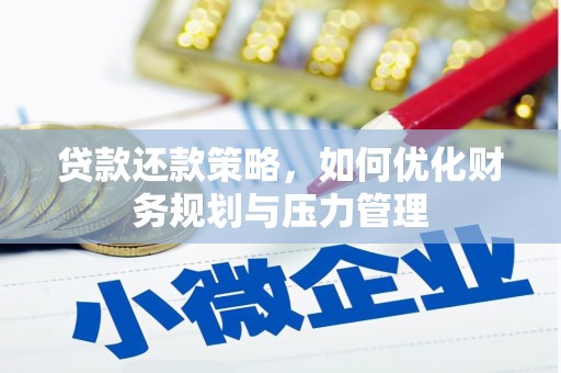 太和贷款还款策略，如何优化财务规划与压力管理