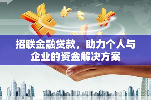 太和招联金融贷款，助力个人与企业的资金解决方案