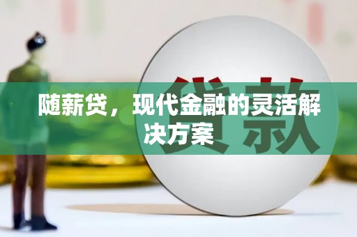 太和随薪贷，现代金融的灵活解决方案