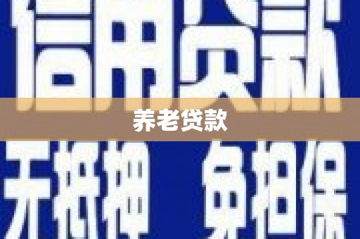 太和养老贷款