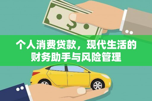 太和个人消费贷款，现代生活的财务助手与风险管理