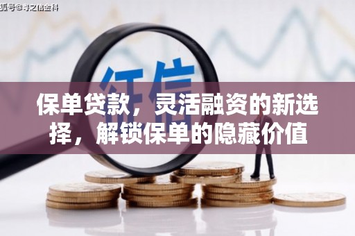 太和保单贷款，灵活融资的新选择，解锁保单的隐藏价值