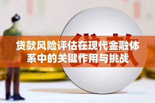 太和贷款风险评估在现代金融体系中的关键作用与挑战