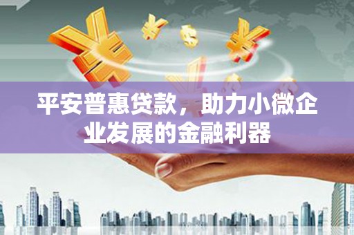 太和平安普惠贷款，助力小微企业发展的金融利器