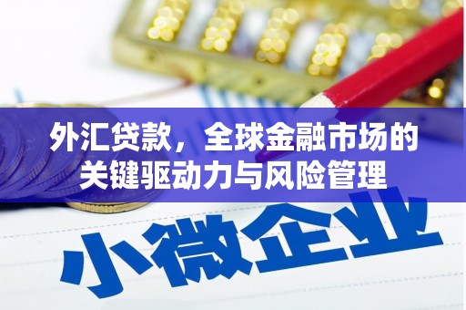 太和外汇贷款，全球金融市场的关键驱动力与风险管理