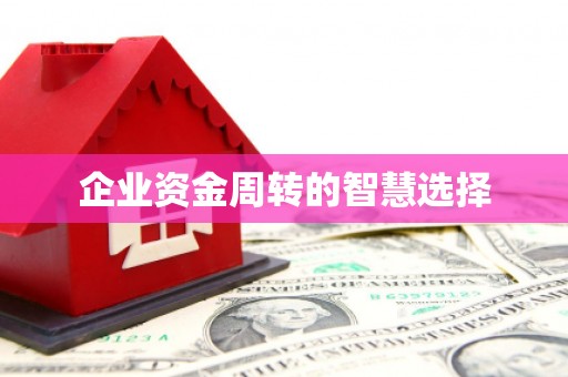 太和企业资金周转的智慧选择