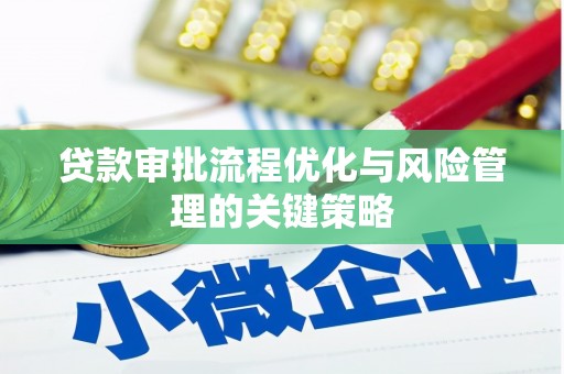 太和贷款审批流程优化与风险管理的关键策略