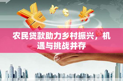 太和农民贷款助力乡村振兴，机遇与挑战并存