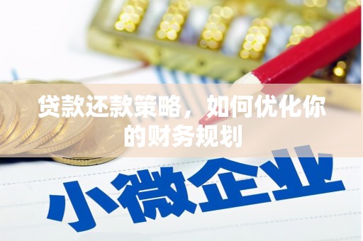 太和贷款还款策略，如何优化你的财务规划