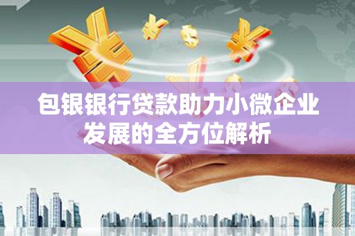 太和包银银行贷款助力小微企业发展的全方位解析