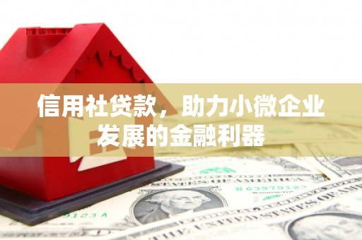 太和信用社贷款，助力小微企业发展的金融利器