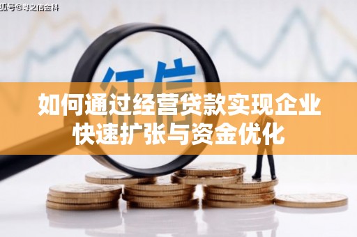 太和如何通过经营贷款实现企业快速扩张与资金优化