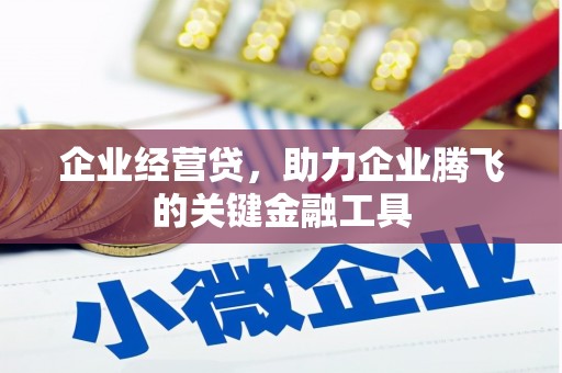 太和企业经营贷，助力企业腾飞的关键金融工具