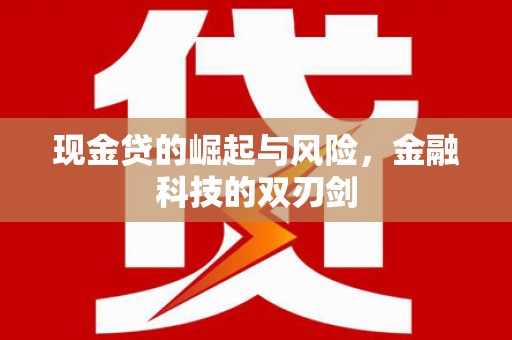 太和现金贷的崛起与风险，金融科技的双刃剑