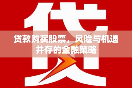 太和贷款购买股票，风险与机遇并存的金融策略