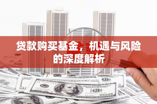 太和贷款购买基金，机遇与风险的深度解析