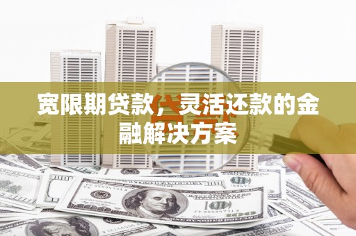 太和宽限期贷款，灵活还款的金融解决方案