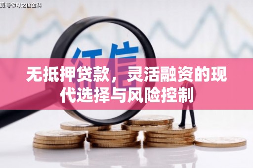 太和无抵押贷款，灵活融资的现代选择与风险控制