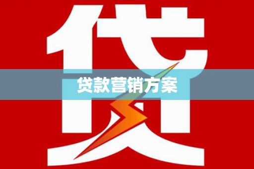 太和贷款营销方案