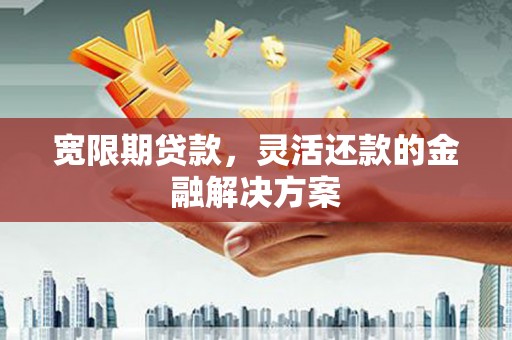 太和宽限期贷款，灵活还款的金融解决方案