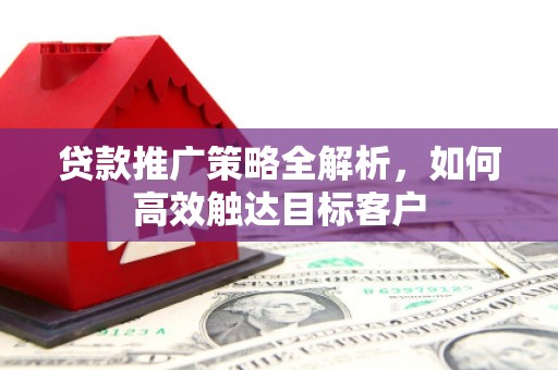 太和贷款推广策略全解析，如何高效触达目标客户