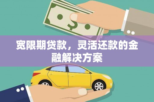 太和宽限期贷款，灵活还款的金融解决方案