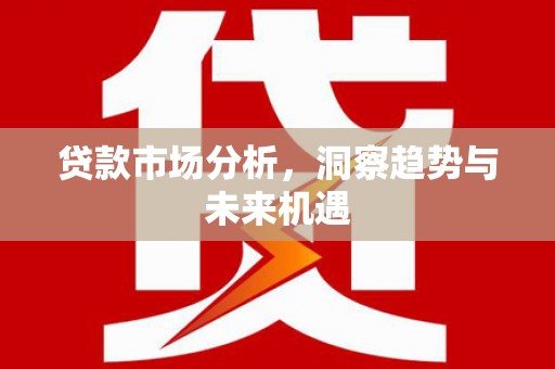 太和贷款市场分析，洞察趋势与未来机遇