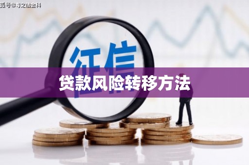 太和贷款风险转移方法
