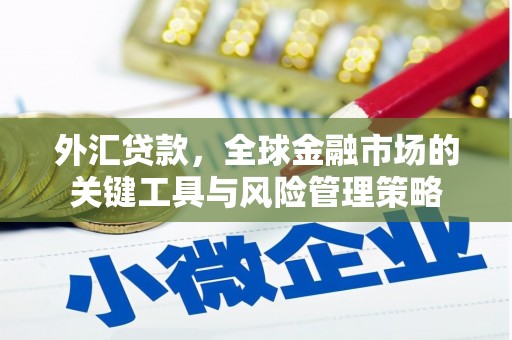 太和外汇贷款，全球金融市场的关键工具与风险管理策略