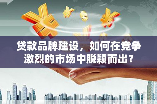 太和贷款品牌建设，如何在竞争激烈的市场中脱颖而出？