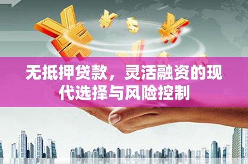 太和无抵押贷款，灵活融资的现代选择与风险控制