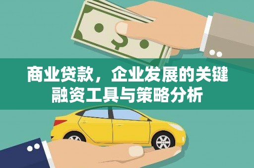 太和商业贷款，企业发展的关键融资工具与策略分析
