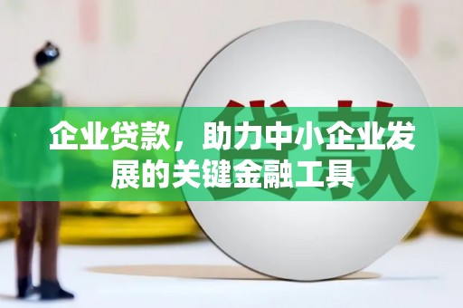 太和企业贷款，助力中小企业发展的关键金融工具