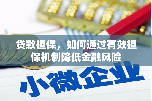 太和贷款担保，如何通过有效担保机制降低金融风险