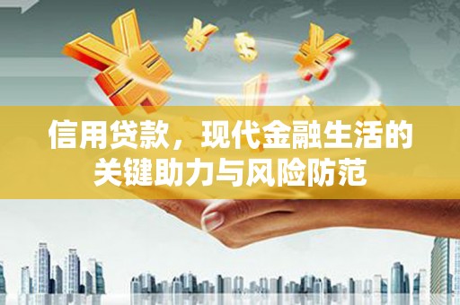太和信用贷款，现代金融生活的关键助力与风险防范