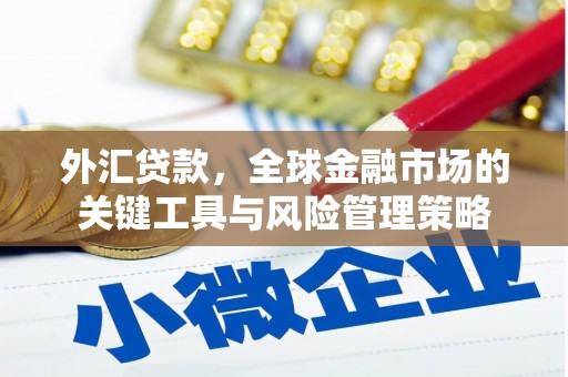 太和外汇贷款，全球金融市场的关键工具与风险管理策略