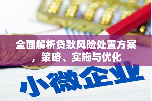 太和全面解析贷款风险处置方案，策略、实施与优化