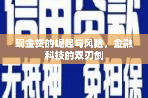 太和现金贷的崛起与风险，金融科技的双刃剑