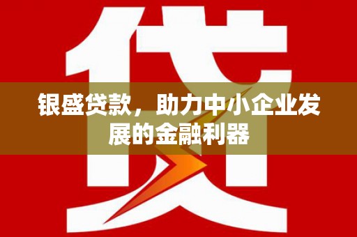 太和银盛贷款，助力中小企业发展的金融利器
