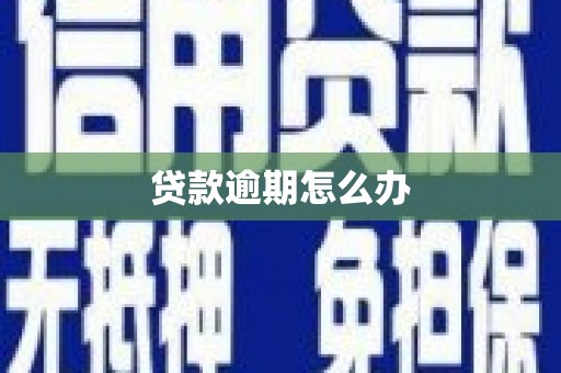 太和贷款逾期怎么办