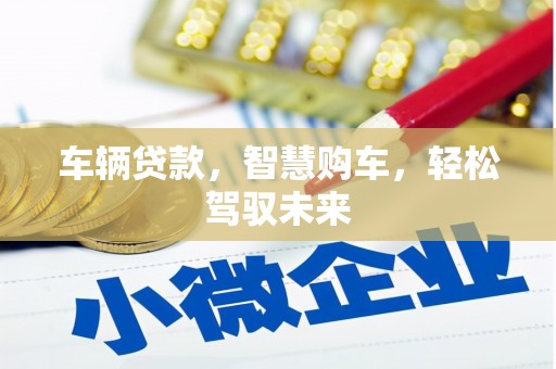 太和车辆贷款，智慧购车，轻松驾驭未来
