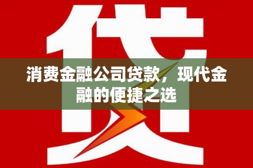 太和消费金融公司贷款，现代金融的便捷之选