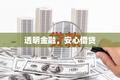太和透明金融，安心借贷